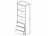Современная мебель Стеллаж с ящиками как IKEA LOFT для книг и хранения С-22 СИТИ ЛДСП cерый Графит / дуб Крафт золотой, купить недорого в фирменном салоне магазине «Моя Мебель», всего за 9 910 руб.