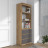 Современная мебель Стеллаж с ящиками как IKEA LOFT для книг и хранения С-22 СИТИ ЛДСП cерый Графит / дуб Крафт золотой, купить недорого в фирменном салоне магазине «Моя Мебель», всего за 9 910 руб.