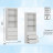 Современная мебель Стеллаж с ящиками как IKEA LOFT для книг и хранения С-22 СИТИ ЛДСП cерый Графит / дуб Крафт золотой, купить недорого в фирменном салоне магазине «Моя Мебель», всего за 9 910 руб.