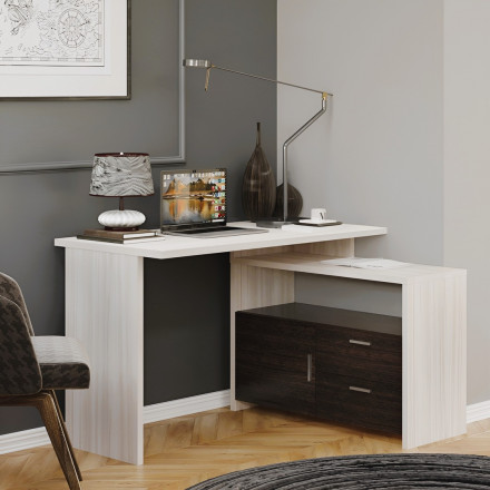 Современная мебель письменный стол трансформер СКЛ-Прям120 + ТБЛ, купить недорого в фирменном салоне магазине «Моя Мебель», всего за 17 350 руб.