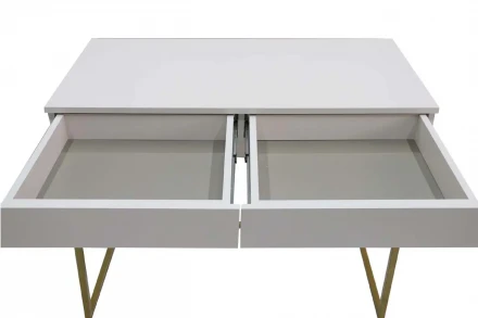 Современная мебель Для школьника письменный стол с ящиками как IKEA | Туалетный стол niko 4 (кашемир / золото), купить недорого в фирменном салоне магазине «Моя Мебель», всего за 10 970 руб.