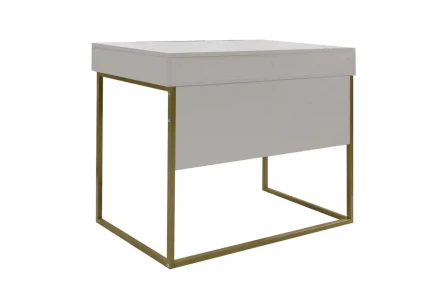 Современная мебель Для школьника письменный стол с ящиками как IKEA | Туалетный стол niko 4 (кашемир / золото), купить недорого в фирменном салоне магазине «Моя Мебель», всего за 10 970 руб.