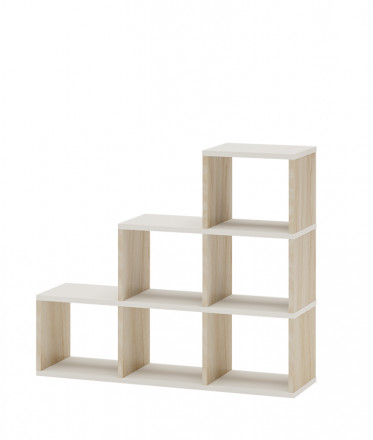 Современная мебель Стеллаж лесенка СЛД, IKEA KALLAX &amp; EKET style, купить недорого в фирменном салоне магазине «Моя Мебель», всего за 12 040 руб.