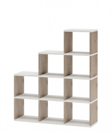 Современная мебель Стеллаж лесенка СЛД 4, IKEA KALLAX &amp; EKET style, купить недорого в фирменном салоне магазине «Моя Мебель», всего за 14 280 руб.