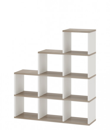Современная мебель Стеллаж лесенка СЛД 4, IKEA KALLAX &amp; EKET style, купить недорого в фирменном салоне магазине «Моя Мебель», всего за 14 280 руб.