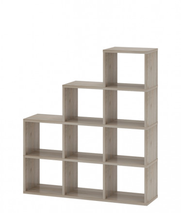Современная мебель Стеллаж лесенка СЛД 4, IKEA KALLAX &amp; EKET style, купить недорого в фирменном салоне магазине «Моя Мебель», всего за 14 280 руб.