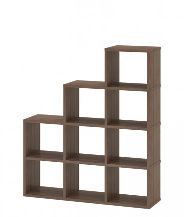 Современная мебель Стеллаж лесенка СЛД 4, IKEA KALLAX &amp; EKET style, купить недорого в фирменном салоне магазине «Моя Мебель», всего за 14 280 руб.
