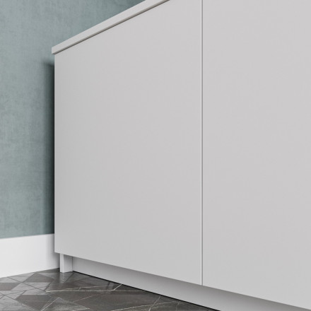 Современная мебель белая тумба для обуви в прихожую с полкой напольная, Антресоль на шкаф для одежды МА 900.1 (МП/3) МС мори, купить недорого в фирменном салоне магазине «Моя Мебель», всего за 5 510 руб.