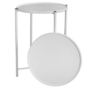 Современная мебель Стол журнальный как IKEA GLADOM BeautyStyle 21 Белый, купить недорого в фирменном салоне магазине «Моя Мебель», всего за 5 210 руб.