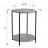 Современная мебель Стол журнальный как IKEA GLADOM BeautyStyle 21 Орех гикори gray / Черный, купить недорого в фирменном салоне магазине «Моя Мебель», всего за 5 210 руб.
