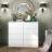 Современная мебель Белый широкий комод как ИКЕА МАЛЬМ (IKEA MALM) 8 ящиков МК 1200.8 (МП/3) МС мори, купить недорого в фирменном салоне магазине «Моя Мебель», всего за 14 040 руб.
