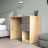 Современная мебель Письменный стол с ящиками как ИКЕА КАЛЛАКС (IKEA KALLAX) СП-18 сити Графит / дуб Крафт золотой, купить недорого в фирменном салоне магазине «Моя Мебель», всего за 4 990 руб.