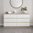 Современная мебель Широкий комод под ТВ как ИКЕА МАЛЬМ (IKEA MALM) 6 ящиков МК 1380.6 (МП/3) сонома / белый МС мори, купить недорого в фирменном салоне магазине «Моя Мебель», всего за 13 910 руб.