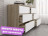 Современная мебель Широкий комод под ТВ как ИКЕА МАЛЬМ (IKEA MALM) 6 ящиков МК 1380.6 (МП/3) сонома / белый МС мори, купить недорого в фирменном салоне магазине «Моя Мебель», всего за 13 910 руб.