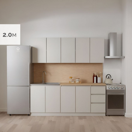 Современная мебель кухня маленькая 2 метра | Кухонный гарнитур как IKEA mori 2 м ЛДСП сатин, купить недорого в фирменном салоне магазине «Моя Мебель», всего за 28 510 руб.