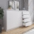 Современная мебель Белый широкий тумба комод под телевизор как ИКЕА МАЛЬМ (IKEA MALM) МК 1600.1 (МП/3) МС мори, купить недорого в фирменном салоне магазине «Моя Мебель», всего за 14 370 руб.