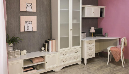 Современная мебель стол угловой тумба справа «Классика», купить недорого в фирменном салоне магазине «Моя Мебель», всего за 21 120 руб.