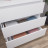 Современная мебель Белый комод с 3 ящиками как IKEA MALM (ИКЕА МАЛЬМ) МК 800.1 (МП/3) МС мори, купить недорого в фирменном салоне магазине «Моя Мебель», всего за 7 200 руб.