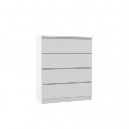 Современная мебель Белый комод с 4 ящиками как IKEA MALM (ИКЕА МАЛЬМ) МК 800.4 (МП/3) МС мори, купить недорого в фирменном салоне магазине «Моя Мебель», всего за 8 980 руб.