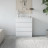 Современная мебель Белый комод с 4 ящиками как IKEA MALM (ИКЕА МАЛЬМ) МК 800.4 (МП/3) МС мори, купить недорого в фирменном салоне магазине «Моя Мебель», всего за 8 980 руб.