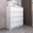 Современная мебель Белый комод с 4 ящиками как IKEA MALM (ИКЕА МАЛЬМ) МК 800.4 (МП/3) МС мори, купить недорого в фирменном салоне магазине «Моя Мебель», всего за 8 980 руб.