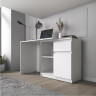 Белый письменный стол Трансформер с тумбой, ящиком и полкой как IKEA, СП-21 СИТИ ЛДСП