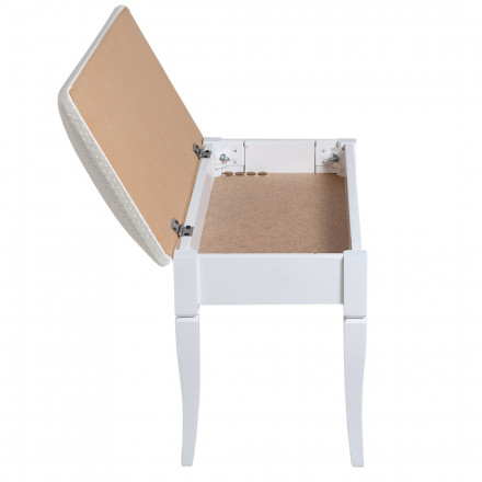 Современная мебель банкетка в прихожую с сиденьем, с ящиком мягкая | Тумба в прихожую с сиденьем узкая Vivaldi M экокожа белый / массив белый, купить недорого в фирменном салоне магазине «Моя Мебель», всего за 7 340 руб.