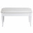 Современная мебель банкетка в прихожую с сиденьем, с ящиком мягкая | Тумба в прихожую с сиденьем узкая Vivaldi M экокожа белый / массив белый, купить недорого в фирменном салоне магазине «Моя Мебель», всего за 7 340 руб.