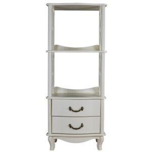 Современная мебель этажерка Джульетта 2 уровня Л Дуб шампань, купить недорого в фирменном салоне магазине «Моя Мебель», всего за 18 710 руб.