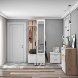 Прихожая LIGHT, Белая