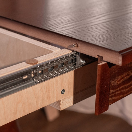 Современная мебель кухонный стол раздвижной овальный | стол обеденный Раздвижной большой | стол раскладной кухонный | большой раскладной обеденный стол | стол в гостиную в современном стиле | дерево массив шпон МДФ Tarun 3 орех, купить недорого в фирменном салоне магазине «Моя Мебель», всего за 42 540 руб.