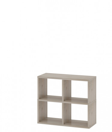 Современная мебель Белый открытый стеллаж полки для хранения как IKEA KALLAX &amp; EKET, СПД 2-2, купить недорого в фирменном салоне магазине «Моя Мебель», всего за 7 200 руб.