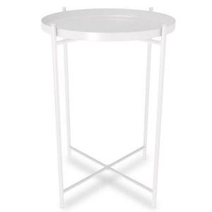 Современная мебель Стол журнальный как IKEA GLADOM SHT-CT8 Белый муар, купить недорого в фирменном салоне магазине «Моя Мебель», всего за 2 480 руб.