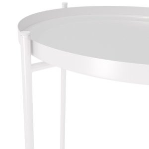 Современная мебель Стол журнальный как IKEA GLADOM SHT-CT8 Белый муар, купить недорого в фирменном салоне магазине «Моя Мебель», всего за 2 480 руб.