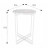 Современная мебель Стол журнальный как IKEA GLADOM SHT-CT8 Белый муар, купить недорого в фирменном салоне магазине «Моя Мебель», всего за 2 480 руб.