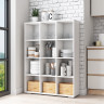 Белые полки стеллаж открытые как IKEA Kallax, С-14 СИТИ ЛДСП