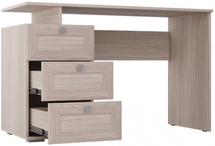 Современная мебель сП-07 Стол письменный РИВЬЕРА ПВХ Ясень Шимо Светлый/ корпус Ясень Шимо Светлый, купить недорого в фирменном салоне магазине «Моя Мебель», всего за 8 660 руб.
