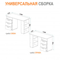 Детский письменный стол для школьника