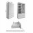 Современная мебель Белый распашной шкаф для одежды с 2 ящиками как IKEA SMASTAD / PLATSA МШ 900.1 (МП/3) МС мори, купить недорого в фирменном салоне магазине «Моя Мебель», всего за 14 580 руб.